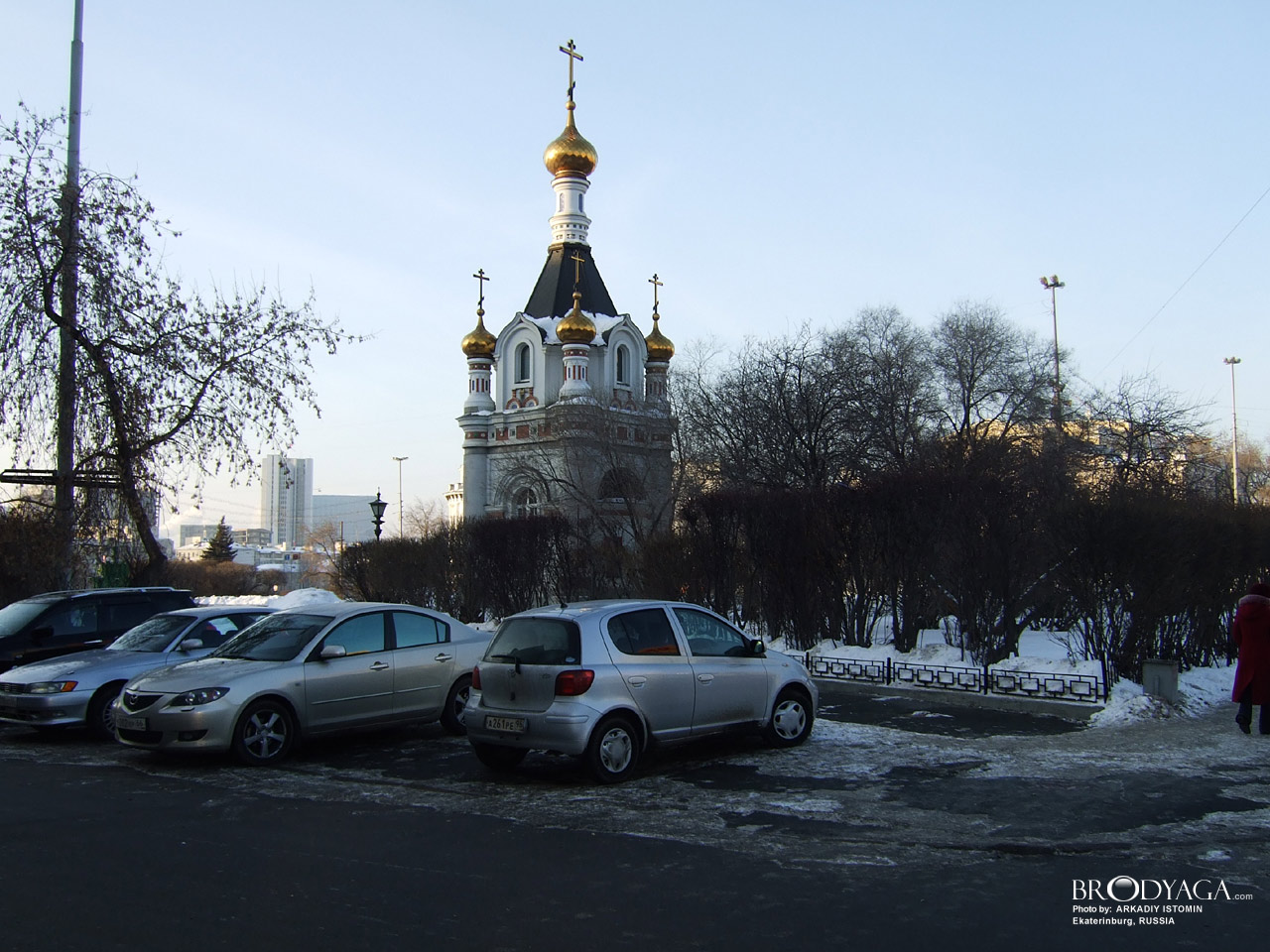 Часовня на месте Екатерининского горного собора была построена в 1998 году, Екатеринбург (Ekaterinburg)